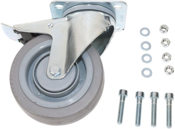 Hazet Lenkrolle, Lenkrolle, mit Feststeller, inklusive Schrauben für Werkstattwagen Hazet Assistent 173, 173-011