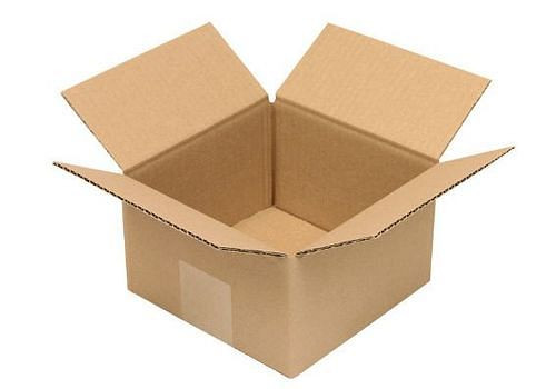TransPak Wellpapp-Faltkarton 1-wellig, Innenmaß 160 x 160 x 90 mm, Qualität 1.10B, VE: 50 Stück, 299211