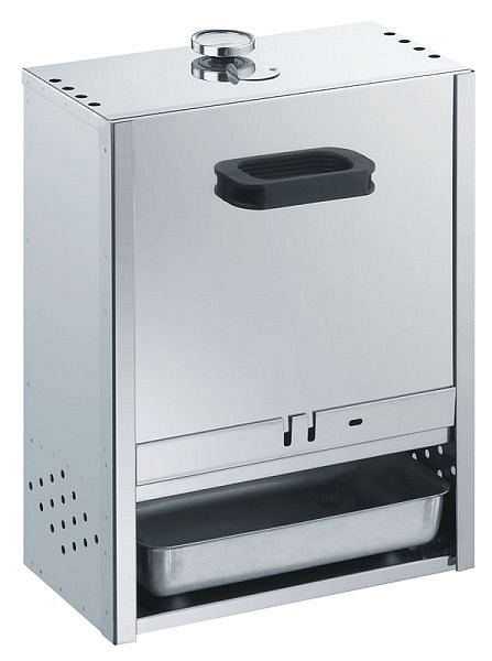 Peetz Peetz Räucherofen aus Edelstahl mit Schieber HxBxT: 50 x 39 x 28 cm ...