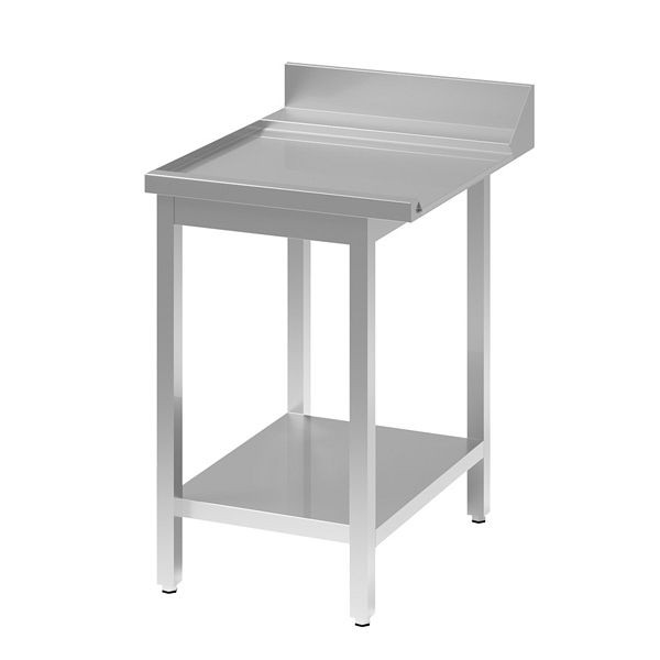 Vaiotec TOPLINE Ablauftisch 700, mit Aufkantung, Anbauseite links L: 600 mm, 11535