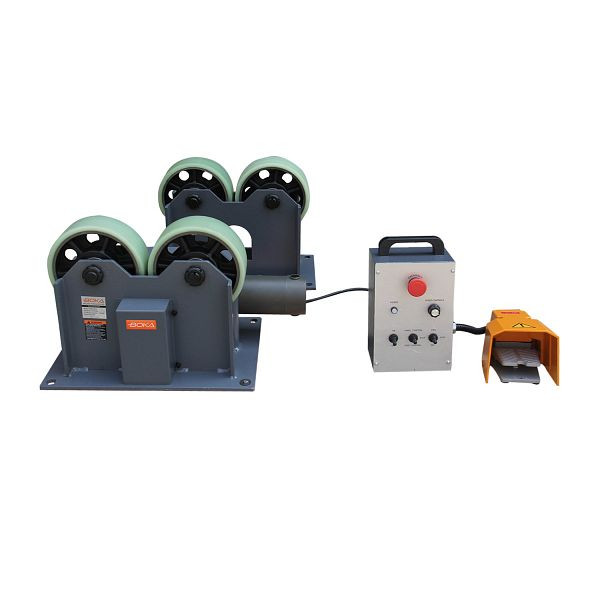 BOKA TRS1200 Schweißrollenbock, Traglast 1200 kg, Verstellbereich 200-800 mm, Ideal für Rohr- und Rohrschweißarbeiten, Robuste Konstruktion, 578332V230