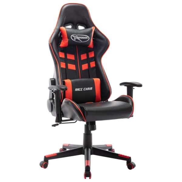 vidaXL Gaming-Stuhl Schwarz und Rot Kunstleder, 20503, 8720286193471