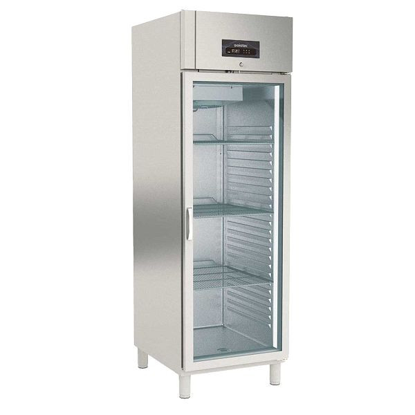Vaiotec TOPLINE Kühlschrank 700 / 1-türig GN 2/1 - Glas, Bruttovolumen 645 Liter, 66x85x211,5 cm, 10283