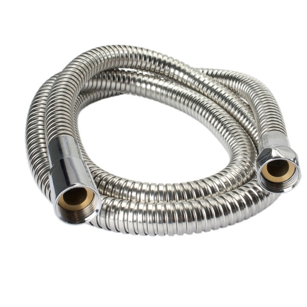 Dönges Metall-Brauseschlauch, Ø 12 mm, Anschluss 1/2~ x 1/2~, Länge 1,5 m, 130014
