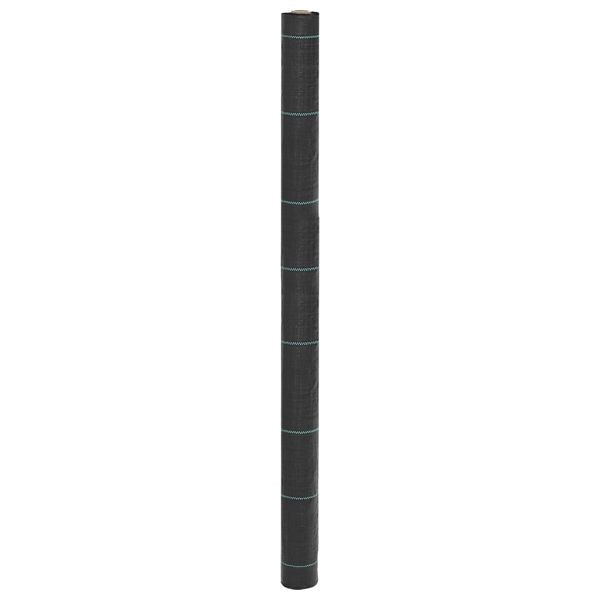 vidaXL Unkrautvlies Schwarz 1,5x200 m PP, Material: 100% Polypropylen (PP), 4005156
