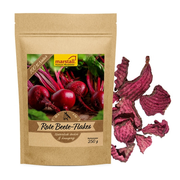 Marstall Rote Beete-Flakes 250 g Beutel, 80000678