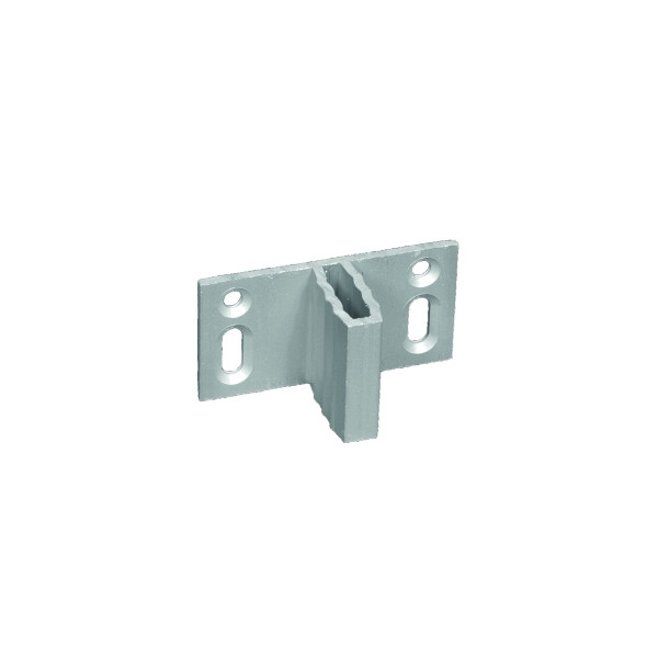 T&J Zaunhalter für WPC-Zäune, für verdeckte Befestigung, Set á 8 Stück, ALU-anodisiert, 44726