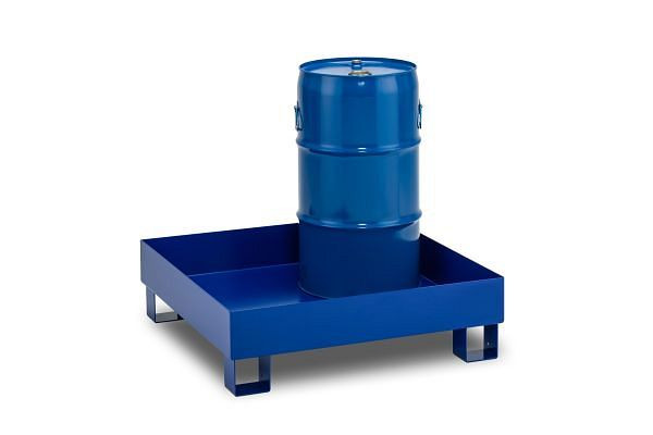 Cemo Auffangwanne Typ SW65/4, verzinkt RAL 5002, ohne Gitterrost, 11476