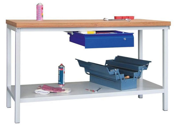 Pavoy Werkbank 1500, 1 Boden + 1 Schublade, 58582-150-000-910905