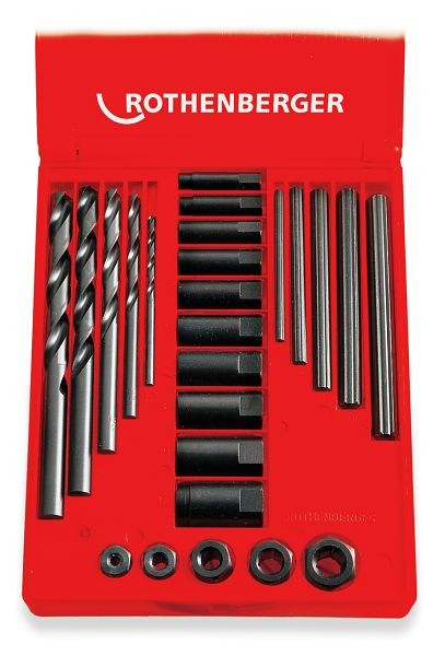 Rothenberger Gewinde-Ausdreh-Set, Größe 2, M5-M16, 25-teilig, 71311