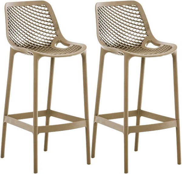 CLP Barhocker Air, schlamm, VE: 2 Stück, 319584, 4251756466992
