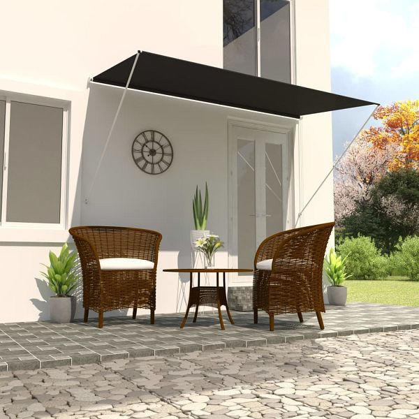 vidaXL Einziehbare Markise 350×150 cm Anthrazit, 143762