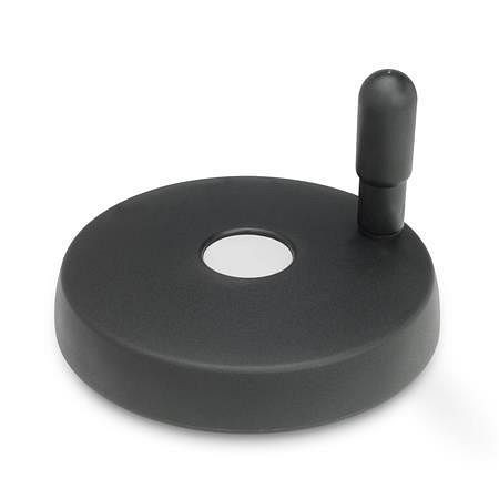 Ganter Scheibenhandräder, Kunststoff, Buchse / Griffachse Edelstahl (GN 521.5-125-K12-R), VE: 5 Stück, 521.5-125-K12-R