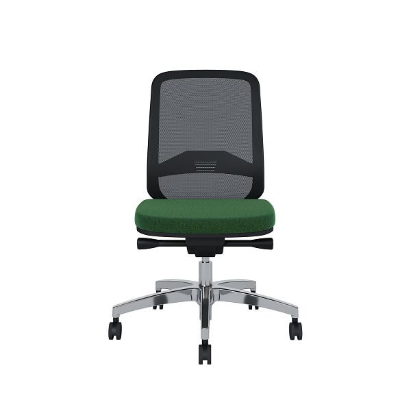 Bisley Bürodrehstuhl Bali, Rückenlehne aus Netzbezug Aluminiumfußkreuz, TN9717 grass green, BALIART0015TN9717