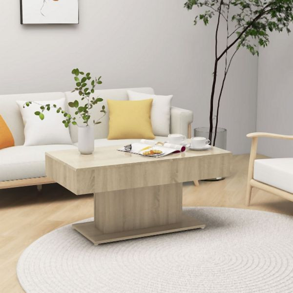 vidaXL Couchtisch Sonoma-Eiche 96x50x45 cm Holzwerkstoff, 806834