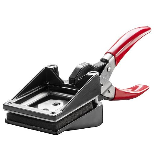 Walimex 35x45mm Passbildstanze, Schwarz, Rot, Silber, 1012128, 4250234521284