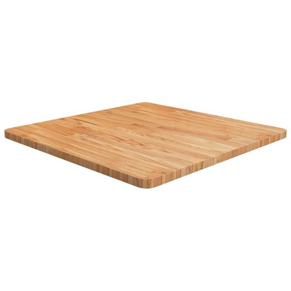 vidaXL Tischplatte Quadratisch Hellbraun 70x70x2,5cm Behandelte Eiche, 343031