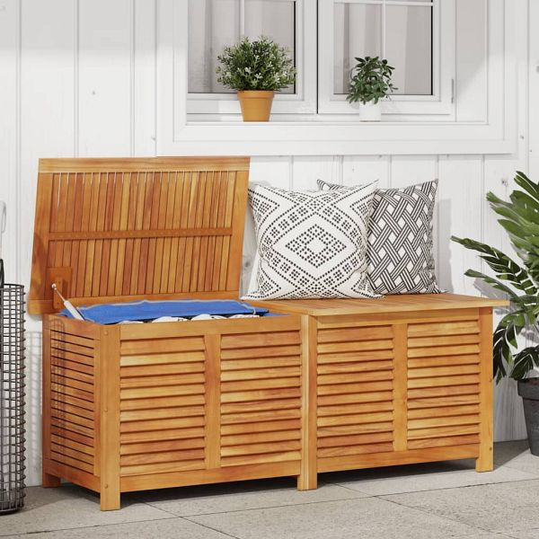 vidaXL Gartenbox mit Lüftungsschlitzen 150x50x56 cm Massivholz Akazie, 365842