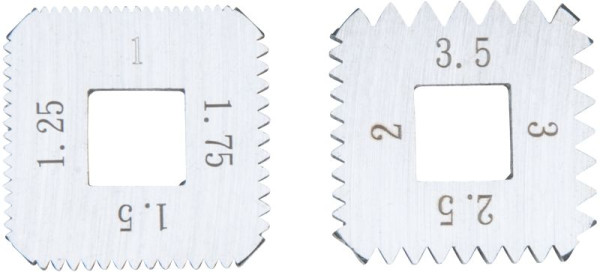 KS Tools Ersatzbackensatz metrisch, für 150.1430, 150.1431