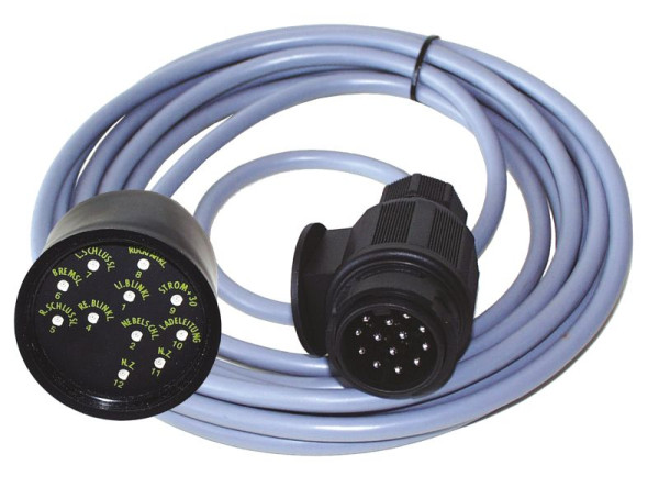 Busching Testleitung 12 V, 13-polig, 5 m Kabel, 100165