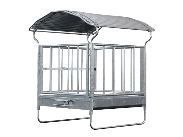 Growi Quaderraufe Basic, 2000 x 2000 mm, mit Senkrechtfressgitter, 10052680