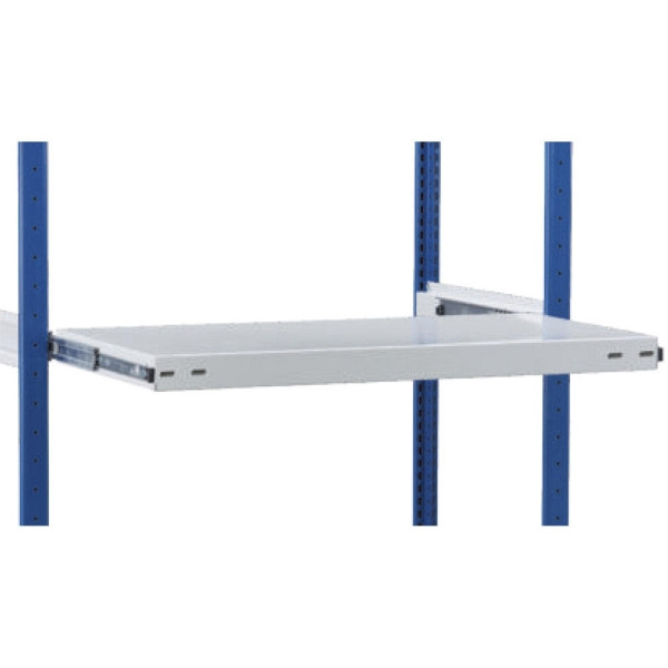 Deskin Ausziehboden für Steckregale, Lichtgrau RAL 7035, B 1000 x T 300 mm, 264792