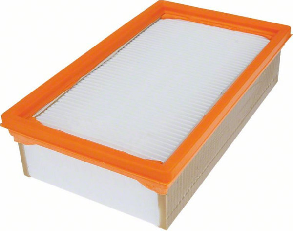 Bosch Flache Plisseefilter H-Klasse (HEPA), PTFE, passend zu: GAS 35 H AFC, 2607432052