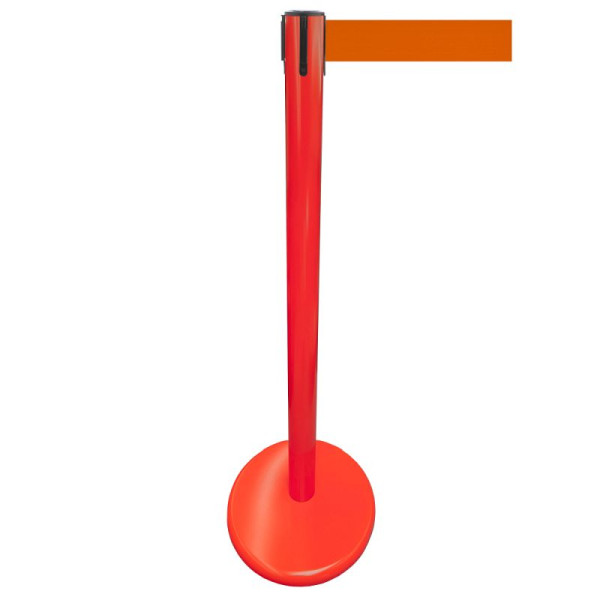 Stein HGS Personenleitsystem -P-LINE Future-, Metall/ rot, orange, mit Sicherheitsverschluss (selbstlösend), 12794-2203