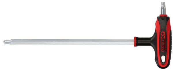 KS Tools T-Griff-Winkelstiftschlüssel Torx Kugelkopf, T6, 151.2751