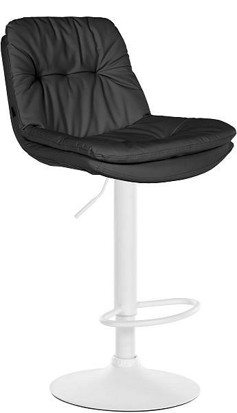 CLP Barhocker Laurel Kunstleder weiß, schwarz, 323922