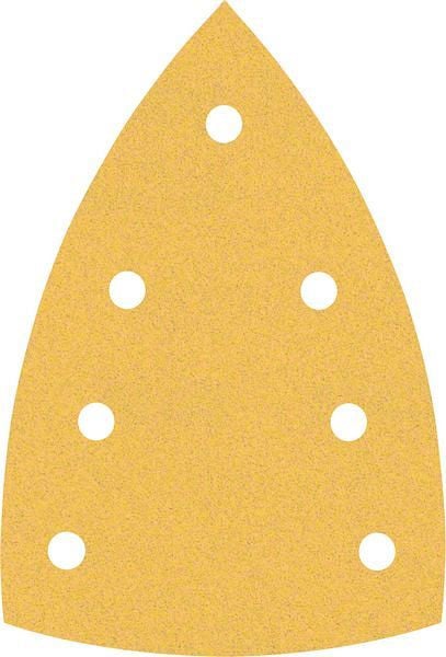 Bosch EXPERT C470 Schleifpapier mit 7 Löchern für Multischleifer, 100 x 150 mm, G 120, 50-teilig, 2608901117