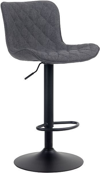 CLP Barhocker Emma Stoff, schwarz, 321028, 4251756480080