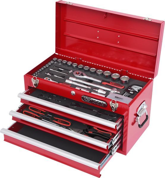 KS Tools 1/4"+1/2" Werkzeug-Satz, 100-teilig, 911.0100, 4042146132210