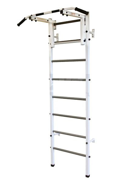 VaGo-Tools Sprossenwand Fitness Kletterwand Turnwand Sport Turngerät Weiss, 700-01/02-W_gv
