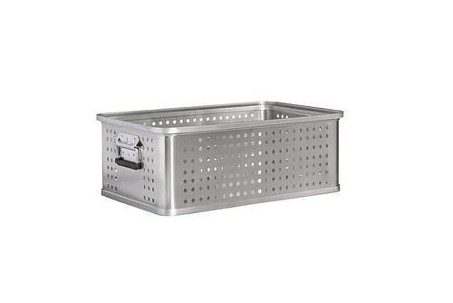 DENIOS Transportkasten aus Aluminium, ohne Deckel, Größe 1-0, 305134