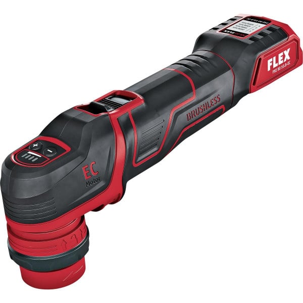 FLEX Der smarte Akku-Polierer 10,8 V, rotativ und exzentrisch freilaufend PXE 80 10.8-EC, 469068