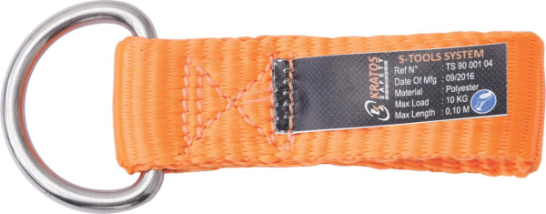 Kratos D-Ring Anhänger, Durchlass von 60 mm, TS9000104, 3700671404707