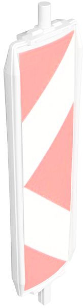 Schake Kunststoffbake Typ 40, beklebt mit Folie Typ RA2/C, pfeilförmig - einseitig, linksweisend, geschützter Folienbereich, 36045P/3L