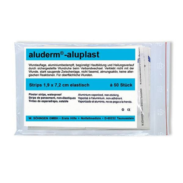 Stein HGS Pflasterstrips -aluderm®-aluplast-, 19 mm /100 Stück, elastisch, 25989
