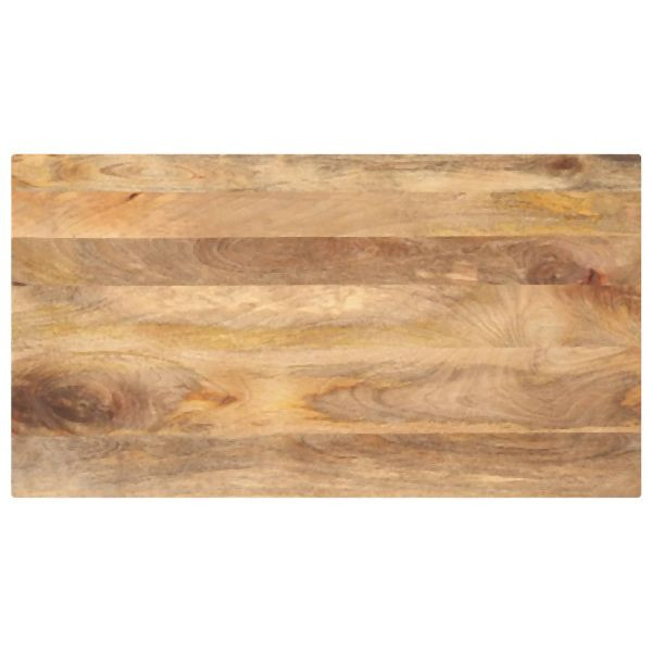 vidaXL Tischplatte 100x70x3,8 cm Rechteckig Massivholz Mango, 371542