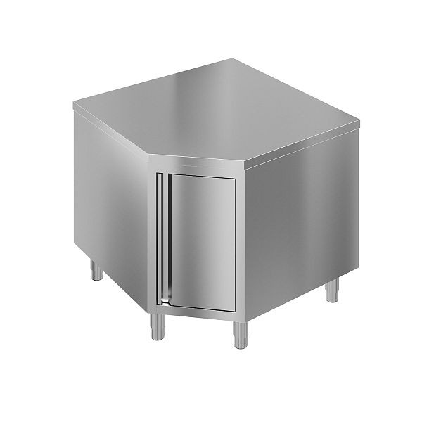 Vaiotec TOPLINE Eckarbeitsschrank 900 / Flügeltür, 40 mm starke Arbeitsplatte, 90x90x85 cm, 10778