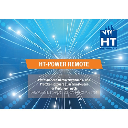 HT Instruments Protokollsoftware mit Datenbankfunktionalität und PC Fernsteuerung, 2006420