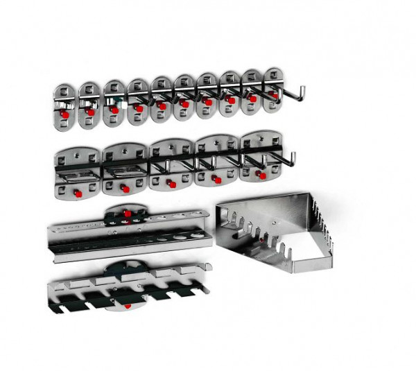 Kappes RasterPlan Werkzeughalter-Sortiment, 18-teilig anthrazitgrau, 4027.04.0008