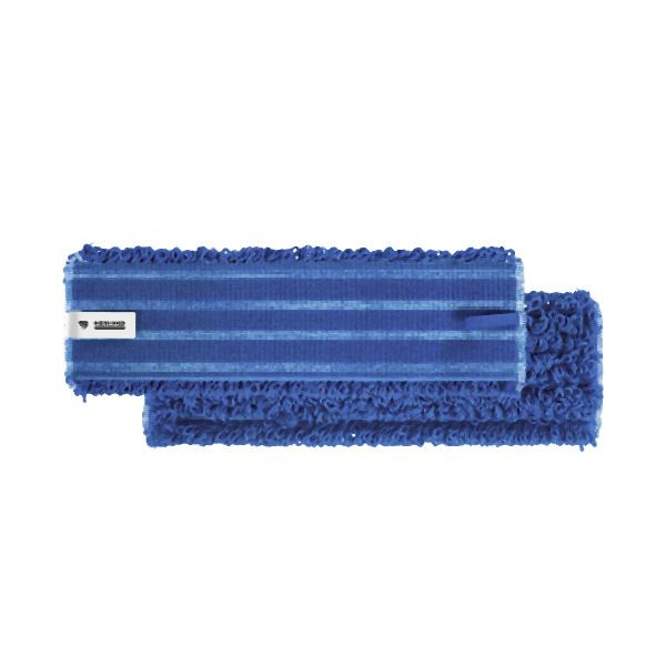 Kärcher Mikrofaserklettmopp Schlingen blau 40cm, Anwendungsgebiete: Boden - Nassreinigung, 6.999-388.0