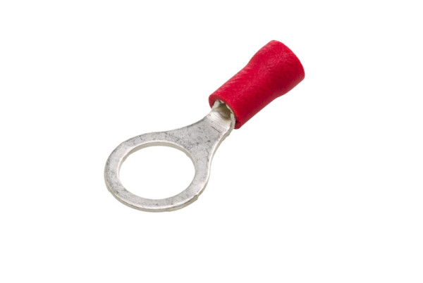 HELLA Leitungsverbinder, rot, von: 0.5mm², bis: 1.0mm², Ringverbinder, Ringform, Bohrung-Ø: 8.4mm, 8KW 744 773-003