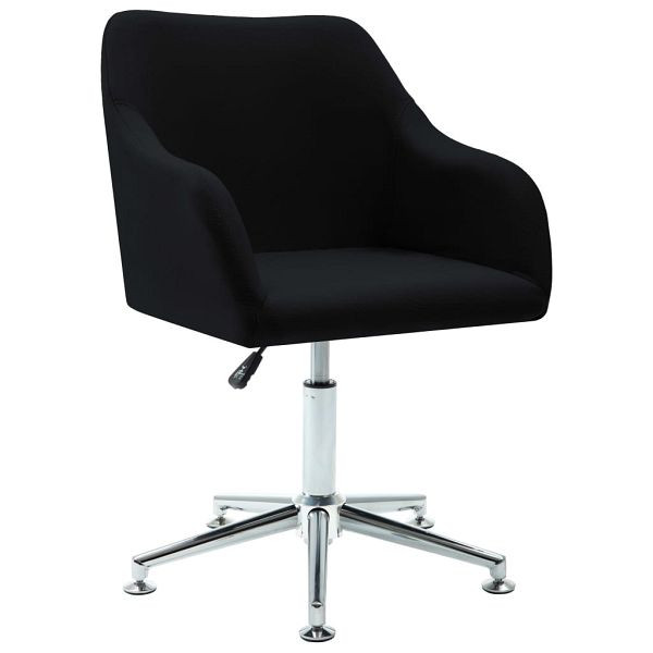 vidaXL Bürostuhl Drehbar Schwarz Stoff, 278511, 8719883726793