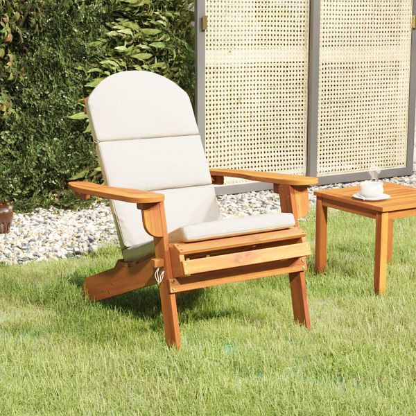 vidaXL Adirondack-Gartenstuhl mit Kissen Massivholz Akazie, 360031