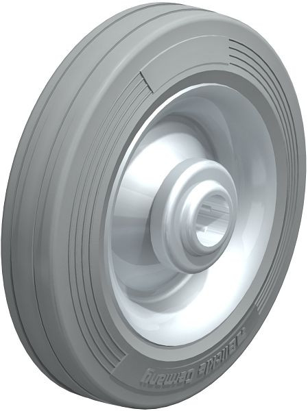 Blickle RD 162/20R-VLI Rad aus Zweikomponenten-Vollgummi, Grau, 99846