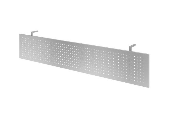 Hammerbacher Sichtblende SI20, für 200er Tisch, Farbe: Silber, VSI20/S