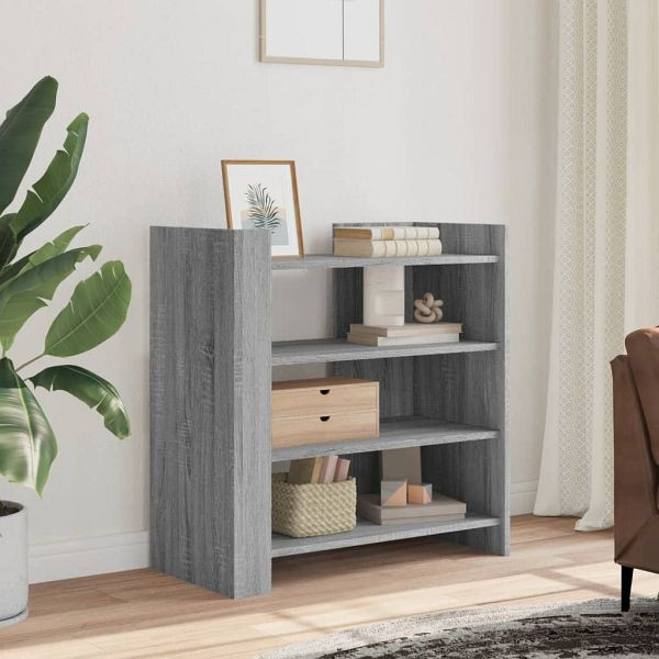 vidaXL Sideboard Grau Sonoma 73,5x35x75 cm Holzwerkstoff, 848393